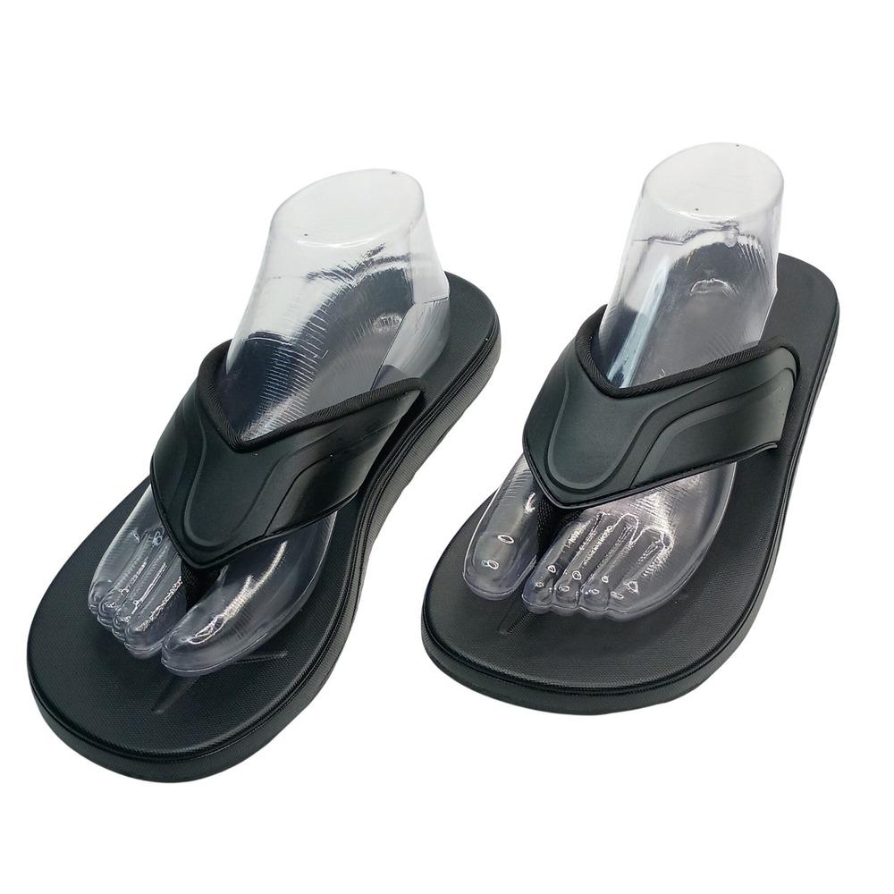 Body Glove Flip Flop Sandals Men Size 8 Black Synthetic Thong BGFF-M-75A